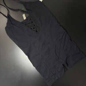 Chic Black Strappy Jumpsuit